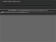 Tablet Screenshot of miami-dade-online.com